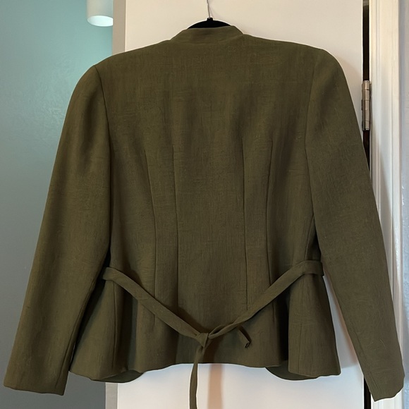 Vintage Olive Size 8 Magid Bernard Skirt & Jacket - Picture 5 of 7